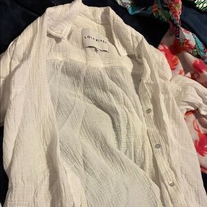 Lola River White Women's Blouse